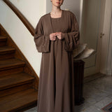 Embellished sleeve rosewood