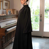 Cape dress black